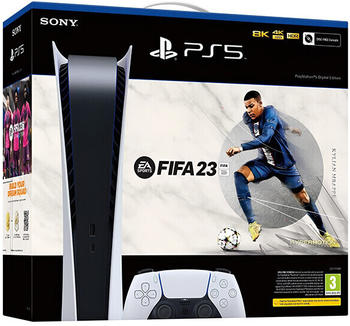 Sony PlayStation 5 (PS5) Digital Edition + Fifa 23 + PULSE 3D headset
