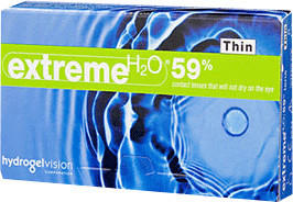Hydrogel Vision Extreme H2O 59% Thin -5.00 (6 Stk.)