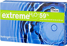 Hydrogel Vision Extreme H2O 59% Thin -3.50 (6 Stk.)