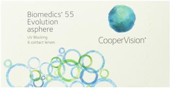 CooperVision Biomedics 55 Evolution 6 St.8.60 BC14.20 DIA-1.25 DPT