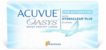 Acuvue Oasys for Astigmatism, 6er Pack8.60 BC14.50 DIA+0.75 DPT-2.25 CYL180° AX