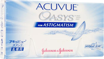 Acuvue Oasys for Astigmatism (6 Linsen), BC:8.60, DIA:14.50, SPH:-3.25, CYL:-1.25, AX:70°