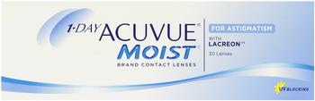 Acuvue 1-Day Moist for Astigmatism Tageslinsen weich, 30 StückBC 8.5 mmDIA 14.5CYL -0.75Achse 10-1.25 Dioptrien