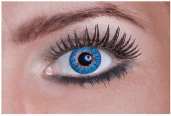 Zoelibat Eyecatcher Color Fun - Farbige Kontaktlinsen Â- Magic BlueÂ- Magisches Blau Â- 2 Stück (1 Paar)