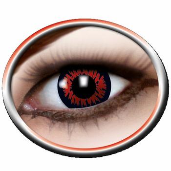 Zoelibat Eyecatcher Color Fun - Farbige Kontaktlinsen Wolf rot