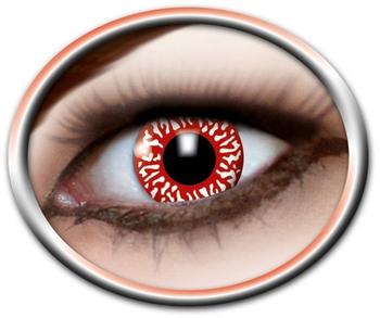 zölibat Eyecatcher 658 - Kontaktlinsen blutige Adern rot-weiss