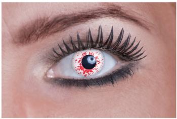 zölibat Kontaktlinsen blutig weiss-rot