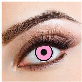 aricona Farbige Kontaktlinse in lila Jahresline für dunkle Augen