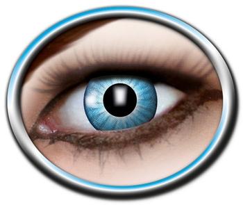 Zoelibat Eyecatcher Color Fun - Farbige Kontaktlinsen Â- Electro BlueBlau - 2 Stück (1 Paar)