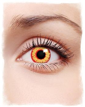Horror-Shop Kontaktlinsen Gelb/Orange