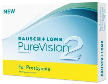Bausch + Lomb PureVision2 for Presbyopia 3 St.8.60 BC14.00 DIA-1.50 DPTHigh ADD