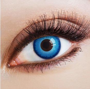 aricona Farblinsen FUN Kontaktlinsen 2er Pack ohne Dioptrien - 8.60 BC & 14.50 DIA Steelblue Eye