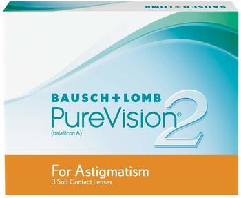 Bausch + Lomb PureVision 2 for Astigmatism (3 Linsen), BC:8.90, DIA:14.50, SPH:-7.50, CYL:-2.25, AX:10°