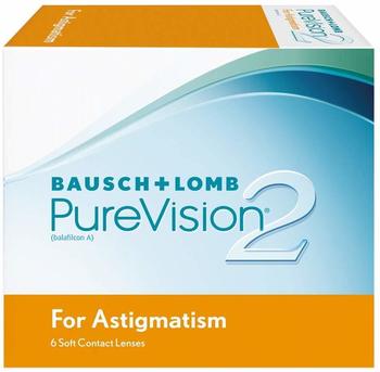 Bausch + Lomb PureVision2 HD for Astigmatism 6 St.8.90 BC14.50 DIA-2.50 DPT-1.25 CYL140° AX