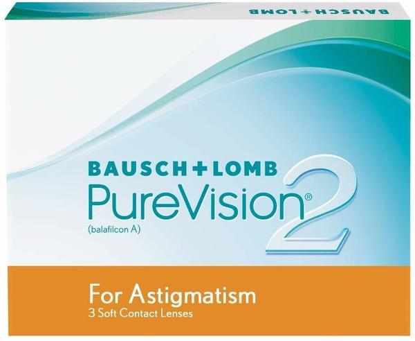 Bausch + Lomb BauschLomb PureVision 2 HD for Astigmatism 3 Stk.) (Dioptrien: -06.00Radius: 8.9Achse: 170Cylinder: -0.75Durchmesser: 14.5)