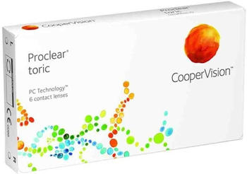 CooperVision Proclear Toric (6 Linsen), BC:8.80, DIA:14.40, SPH:-1.25, CYL:-1.25, AX:30°