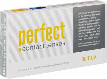 MPG & E Perfect 30 T UV, (1x6) Kontaktlinsen8.6 BC14.2 DIA-3.50 DPT-0.75 CYL20 AX