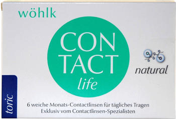 Wöhlk Contact life toric, 6er6 Linsen14.4 DIA-1.00 DPT -2.25 CYL90 AX