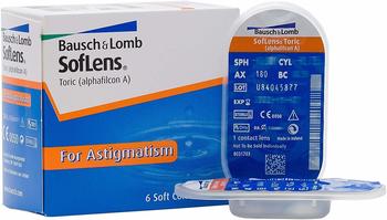 Bausch + Lomb Bausch & Lomb SofLens Toric 6 St., BC:8.50, DIA:14.50, SPH:-9.00, CYL:-2.75, AX:10°