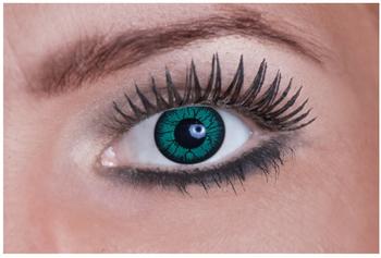 Eyecatcher Grünes Monster Kontaktlinse