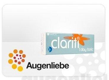 CooperVision Clariti 1 day Toric (30 Linsen), BC:8.60, DIA:14.30, SPH:-2.00, CYL:-1.25, AX:80°