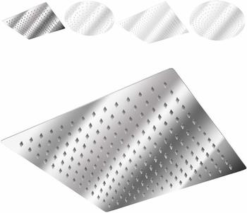 TecTake Edelstahl Regendusche quadratisch 30x30cm