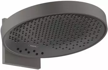 Hansgrohe Rainfinity 360 3jet mit Brausearm schwarz chrom geb&uuml;rstet (26234340)