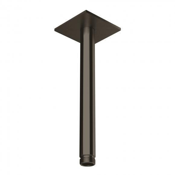 Herzbach Design iX PVD Deckenarm seven eckig Höhe: 200 mm black steel (21.964820.2.40)