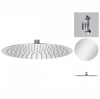 vidaXL Regenbrause Edelstahl 304 30 cm Rund