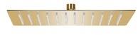 vidaXL Regenbrause Edelstahl 30x20 cm Rechteckig Golden