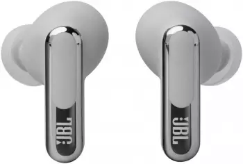 JBL Live Beam 3 Silver – Adaptive Geräuschunterdrückung passt sich der Umgebung an