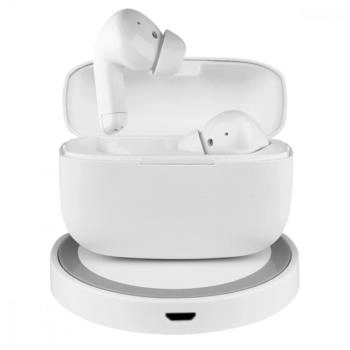 Fontastic TWS Jive earphones with induction pad white