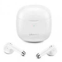 Usams Słuchawki Bluetooth 5.0 TWS IA series bezprzewodowe biały/white BHUIA02
