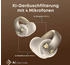 Soundcore AeroClip Champagner-Weiß