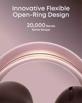 Soundcore AeroClip Mattes Rosébraun – Hochauflösender Klang trifft auf Komfort