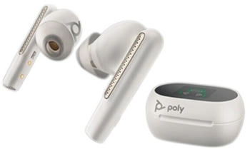 Poly Voyager Free 60+ UC Microsoft Teams USB-A (7Y8G5AA) White Sand