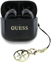 Guess Classic Logo Charm Tws Kabellose Kopfh&ouml;rer Schwarz Schwarz One Size - Schwarz
