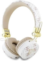 Guess Słuchawki Nauszne Bluetooth Enc Gubh70E4Ptmh Biały/White 4G Triangle Round