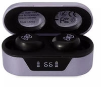 Guess Gutwst31Eu Tws Bluetooth-Kopfh&ouml;rer + Docking-Station lila/violett -