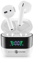 Cellularline BTMSTWSSPARKW, Cellularline In Ear Headset Bluetooth, Kabellos Wei&szlig;,