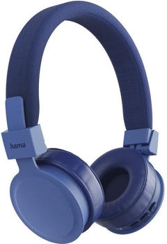 Hama Bluetooth&reg;-Kopfh&ouml;rer "Freedom Lit III", On-Ear, faltbar, mit Mikrofon, Blau Blau