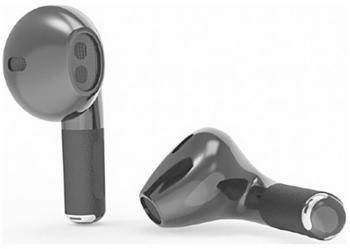 Gembird Kabelgebundene HEADSET BLUETOOTH/BLACK/GREY TWS-02-BK (3 h Kabelgebunden) Schwarz