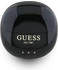 Guess Glossy Effect Egg Shape Printed Classic Logo TWS headphones - black (24 h Kabellos) Schwarz