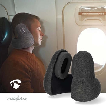 Nedis Wireless Over-Ear Travel-headphones - travel pillow – Nedis Wireless Over-Ear Travel-headphones - travel pillow für unterwegs