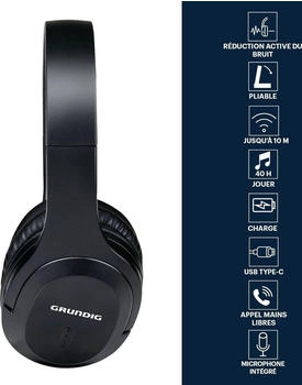 Grundig MEGKO6880/005 (ANC 40 h Kabellos Kabelgebunden) Schwarz