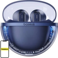 Baseus A00060101323-00, Baseus Earphones TWS Bowie E5x (blue) (ANC, 35 h, Kabellos)