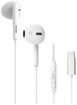Vivanco Smart Pro USB-C In-Ear Eggshape Headset - White