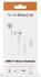 Vivanco Smart Pro USB-C In-Ear Eggshape Headset - White