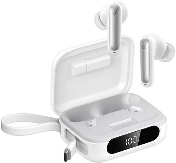 Soundcore P41i Earbuds mit Handy-Ladefunktion Integrierter Lightning-Stecker wei&szlig;