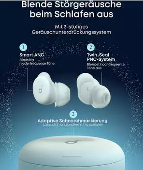 Soundcore Sleep A30 – Kabelloses Laden des Ladecases für den Nachttisch